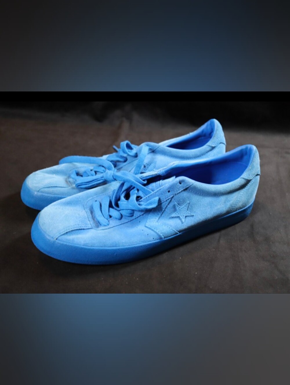 Converse Breakpoint OX Sneaker in Blue Suede Size Men’s 11.5M